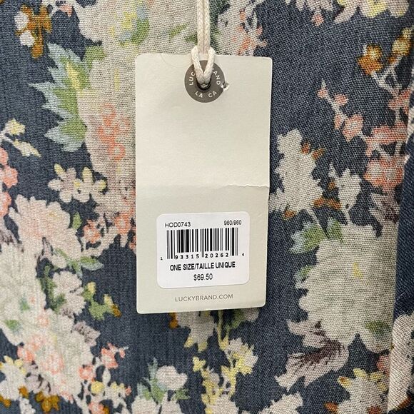 NWT Lucky Brand Floral Kimono - One Size - Picture 5 of 10